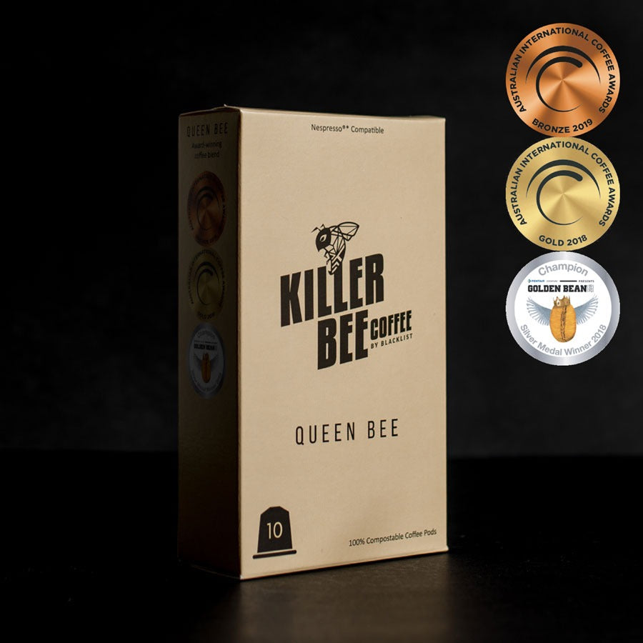 PRE-ORDER: Queen Bee Blend Nespresso Compatible Capsules (Box of 10)