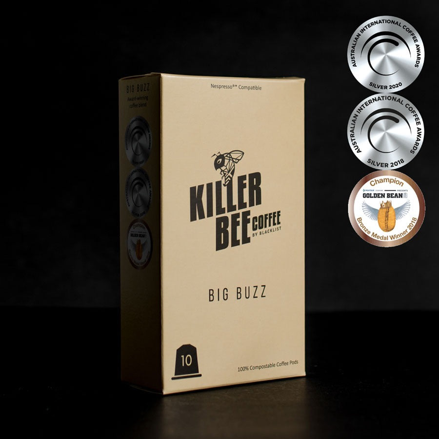 PRE-ORDER: Big Buzz Blend Nespresso Compatible Capsules (Box of 10)